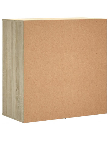 Credenza Rovere Sonoma 79x38x80 cm in Legno Multistrato