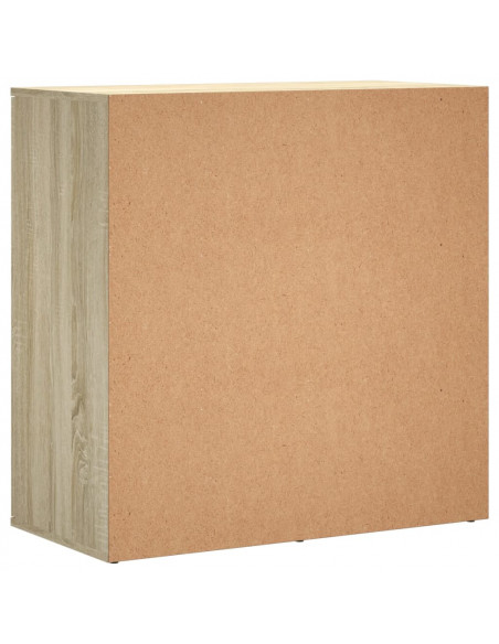 Credenza Rovere Sonoma 79x38x80 cm in Legno Multistrato