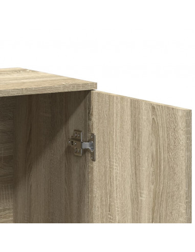 Credenza Rovere Sonoma 79x38x80 cm in Legno Multistrato