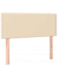 Giroletto a Molle con Materasso Crema 120x200 cm in Tessuto 2