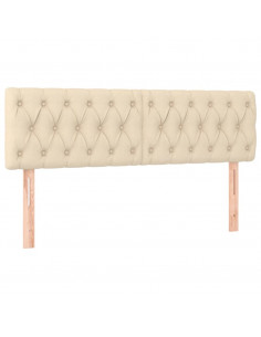 Giroletto a Molle con Materasso Crema 140x19 cm in Tessuto 2