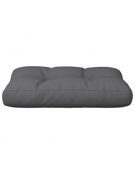 Cuscino per Pallet Antracite 50x40x12 cm in Tessuto
