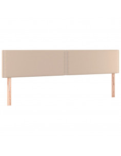 Testiere 2 pz Cappuccino 90x5x78/88 cm in Similpelle 2