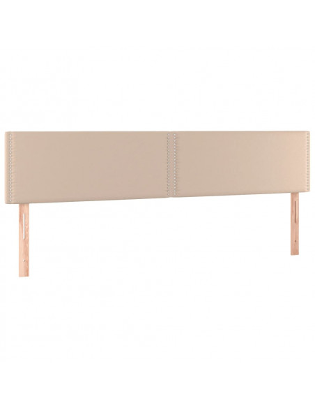 Testiere 2 pz Cappuccino 90x5x78/88 cm in Similpelle