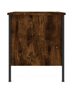 Comodino Rovere Fumo 40x42x50 cm Legno Multistrato 2