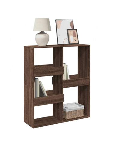 Divisorio Rovere Marrone 100x33x115 cm in Truciolato