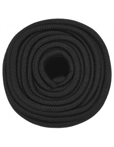 Corda Nautica Completamente Nera 12 mm 100 m in Polipropilene