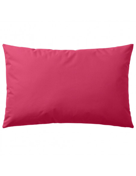 Cuscini da Esterno 4 pz 60x40 cm Rosa