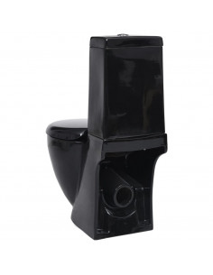 Vaso WC in Ceramica con Scarico Dietro Nero