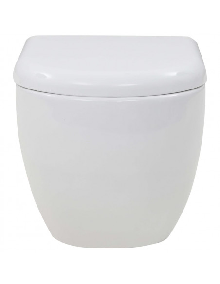 WC Sospeso in Ceramica Bianca