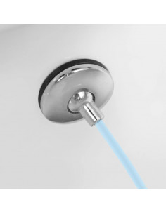 WC a Muro senza Bordo con Sciacquone Nascosto Ceramica Bianco