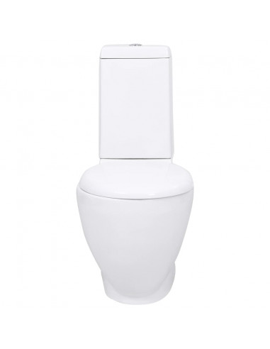 Vaso WC in Ceramica con Scarico Dietro Bianco
