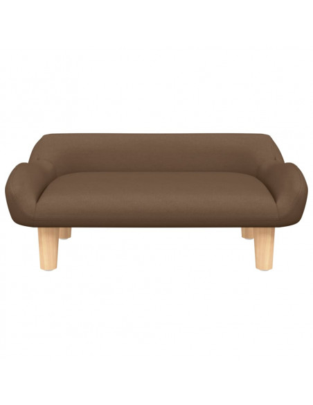 Divano per Bambini Marrone 70x40x24 cm in Tessuto