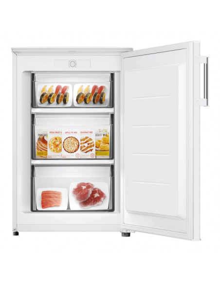 Candy CUQS 58EWH Congelatore verticale Libera installazione 85 L E Bianco