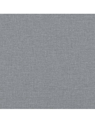 Giroletto a Molle con Materasso Grigio Chiaro 120x200cm Tessuto