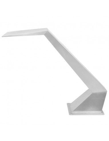 Fontana per Piscina in Acciaio Inossidabile 64x30x52 cm Argento