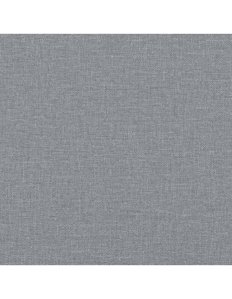 Giroletto a Molle con Materasso Grigio Chiaro 140x190cm Tessuto