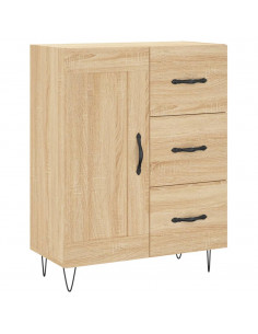 Credenza Rovere Sonoma 69,5x34x180 cm in Legno Multistrato 2