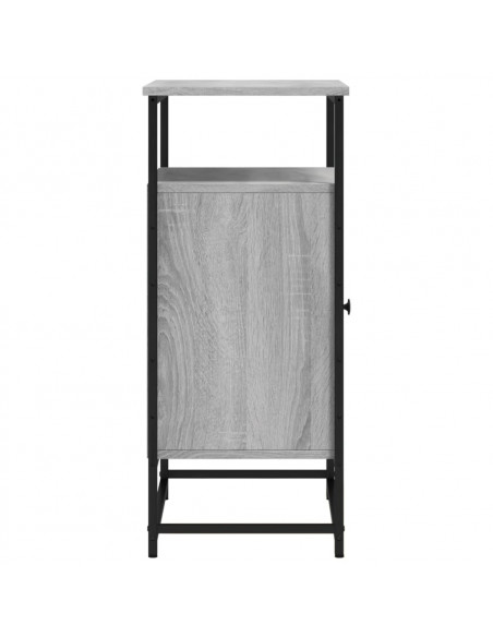 Credenza Grigio Sonoma 69x35x80 cm in Legno Multistrato