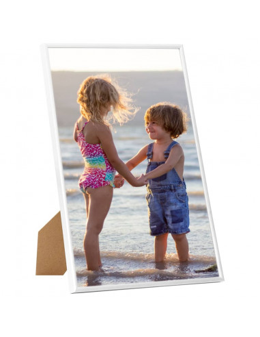 Cornici Foto Collage 3 pz Parete o Tavolo Bianche 21x29,7cm MDF