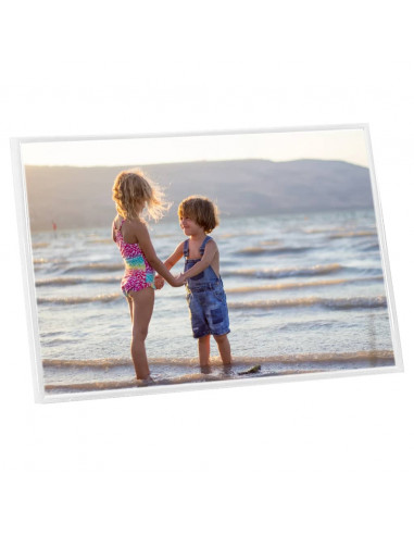 Cornici Foto Collage 3 pz Parete o Tavolo Bianche 21x29,7cm MDF