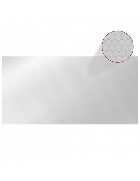 Copertura per Piscina Argento 400x200 cm in PE