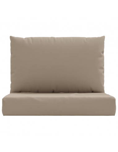 Cuscini per Pallet 2 pz Tortora in Tessuto Oxford