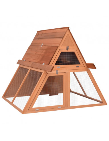 Conigliera 152x127x109,5 cm in Legno Massello di Abete