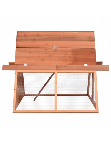 Conigliera 152x127x109,5 cm in Legno Massello di Abete