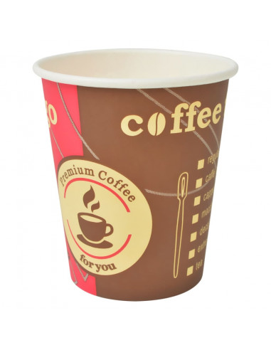 Bicchieri da Caffè Monouso in Carta 1000 pz 240 ml (8 oz)