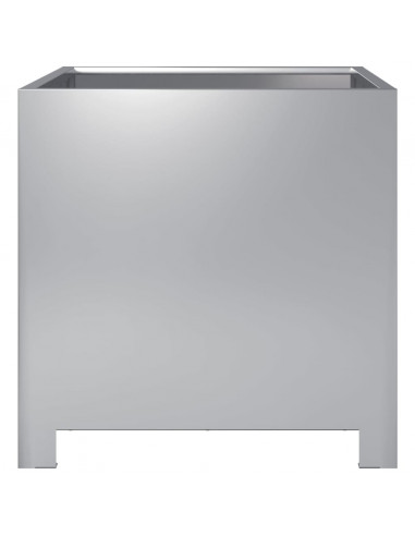 Fioriera da Giardino 40x40x40 cm in Acciaio Zincato