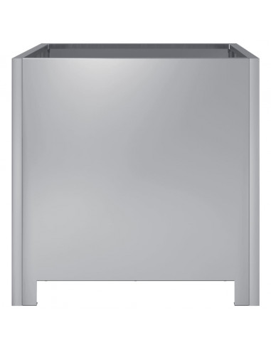 Fioriera da Giardino 40x40x40 cm in Acciaio Zincato