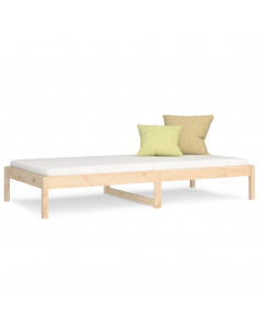 Dormeuse 90x200 cm in Legno Massello di Pino 2