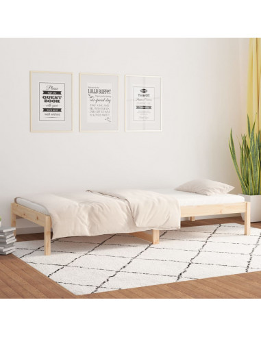 Dormeuse 90x200 cm in Legno Massello di Pino