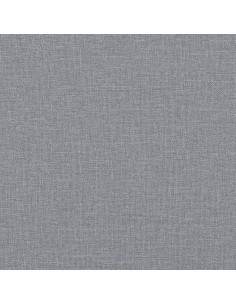 Giroletto a Molle con Materasso Grigio Chiaro100x200 cm Tessuto 2