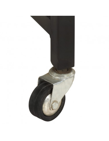 Carrello da Cucina 87x36x81 cm in Legno Massello di Recupero