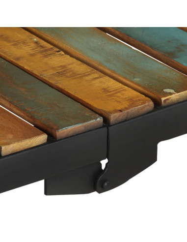 Carrello da Cucina 87x36x81 cm in Legno Massello di Recupero