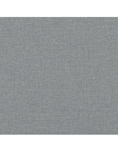 Giroletto a Molle con Materasso Grigio Chiaro180x200 cm Tessuto
