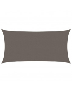 Vela Parasole 160 g/m² Antracite 2,5x5 m in HDPE 2