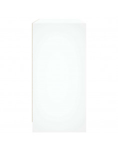 Credenza Bianca 101,5x37x75,5 cm in Legno Multistrato 2