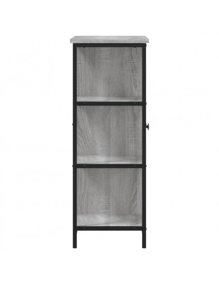 Credenza Grigio Sonoma 70x30x80 cm in Legno Multistrato