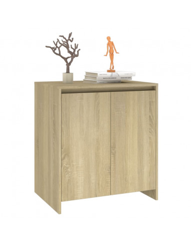 Credenza Rovere Sonoma 70x41x75 cm in Legno Multistrato