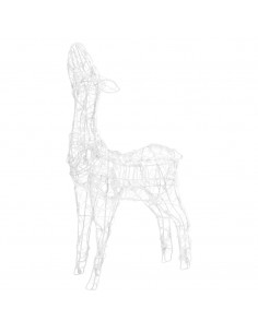 Famiglia di Renne di Natale 300 LED Bianco Freddo in Acrilico 2