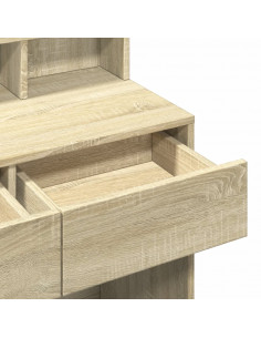 Toeletta con LED Rovere Sonoma 80x41x134,5 cm