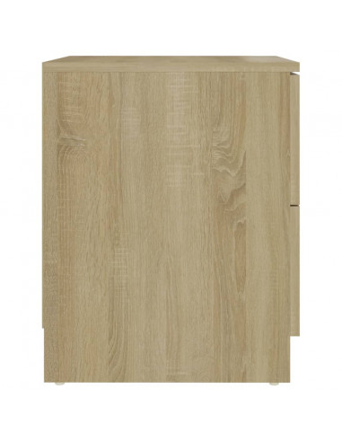 Comodino Rovere Sonoma 40x40x50 cm in Legno Multistrato