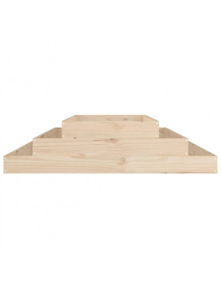 Fioriera 110x110x27 cm in Legno Massello di Pino