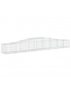 Cesto Gabbione ad Arco 400x50x40/60 cm Ferro Zincato 2