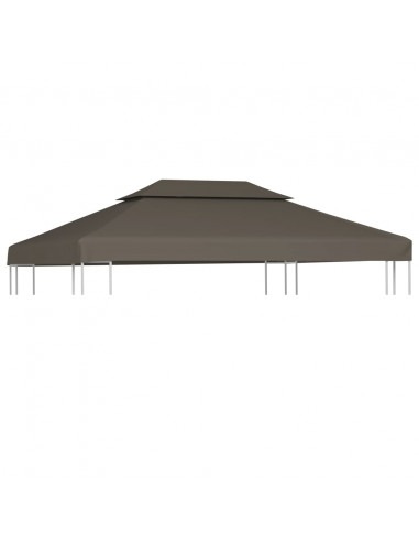 Copertura Superiore per Gazebo a 2 Strati 310g/m² 4x3m Talpa