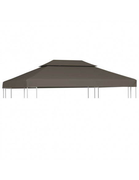 Copertura Superiore per Gazebo a 2 Strati 310g/m² 4x3m Talpa