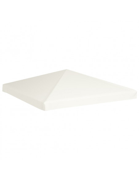 Copertura Superiore per Gazebo 310 g/m² 3x3 m Bianco Crema